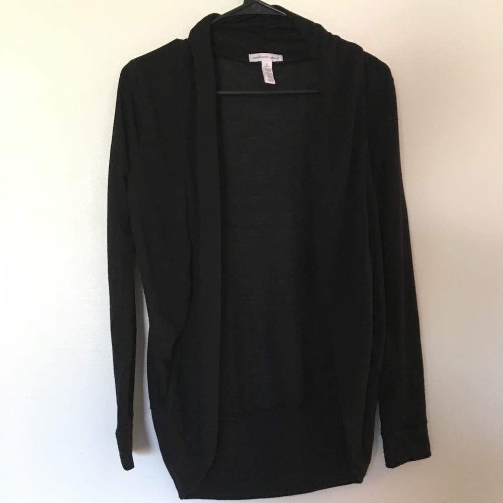 Black cardigan